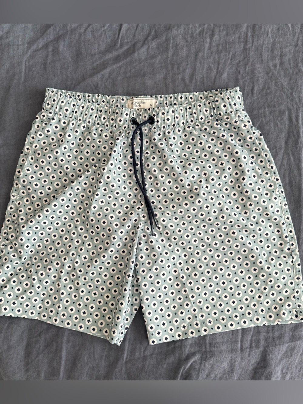 Abercrombie Diamond Patterned Swim Trunks